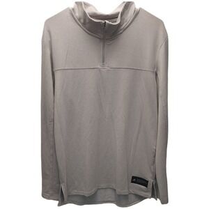 Mens Adidas Size M Aeroready Long Sleeve Athletic Gray Shirt